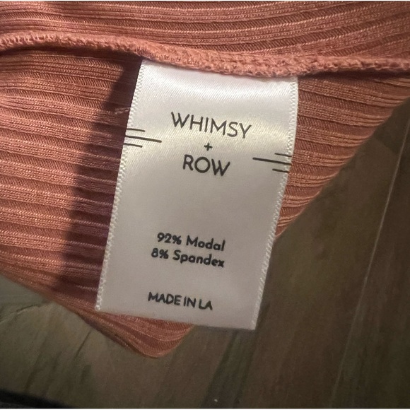 Whimsy + Row Maria Bodysuit in Blush NWT - Picture 5 of 10